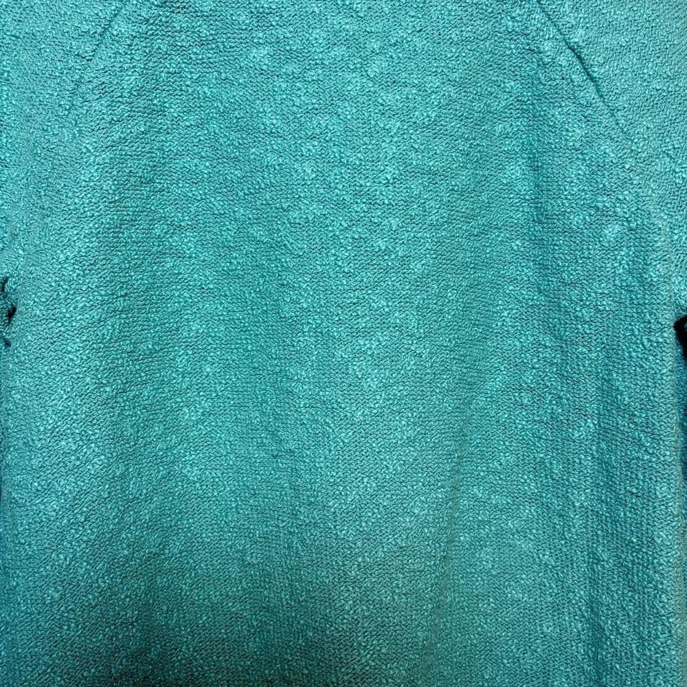 Retro turquoise L.L.Bean rolled neck knit sweater - Picture 2 of 7